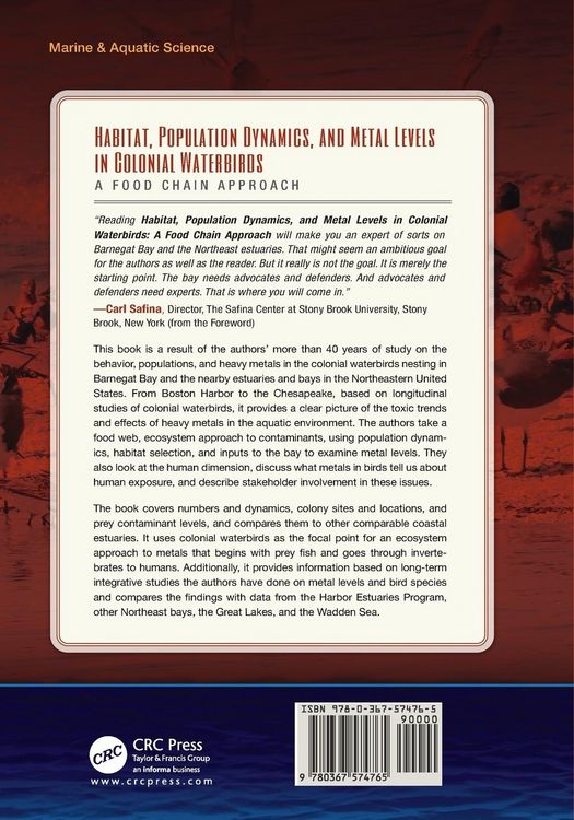 Produktbild: Habitat, Population Dynamics, and Metal Levels in Colonial Waterbirds