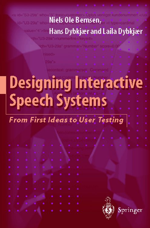 Produktbild: Designing Interactive Speech Systems