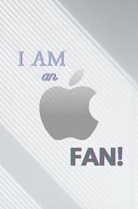 Produktbild: I AM AN APPLE FAN! | Daily Journal: 120 Pages - Size: 6x9 - Lined | Cream-White Premiumpaper | Personal Organizer
