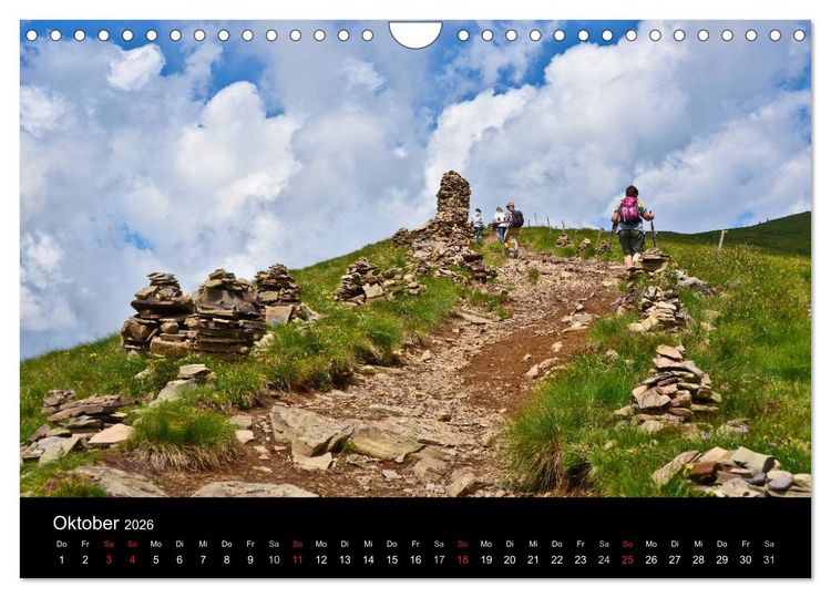 Produktbild: Die Dolomiten &ndash; Wanderparadies in S&uuml;dtirol (Wandkalender 2026 DIN A4 quer), CALVENDO Monatskalender