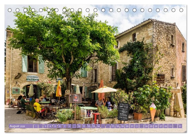 Produktbild: Ein Sommer in der Provence: Luberon und Vaucluse (Tischkalender 2026 DIN A5 quer), CALVENDO Monatskalender