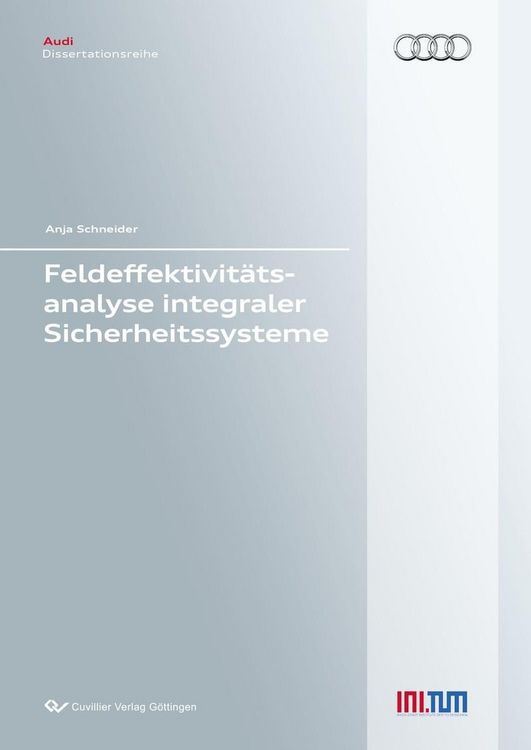 Produktbild: Feldeffektivit&auml;tsanalyse integraler Sicherheitssysteme