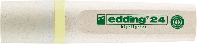 Produktbild: Edding Textmarker e-24 EcoLine pastellgelb