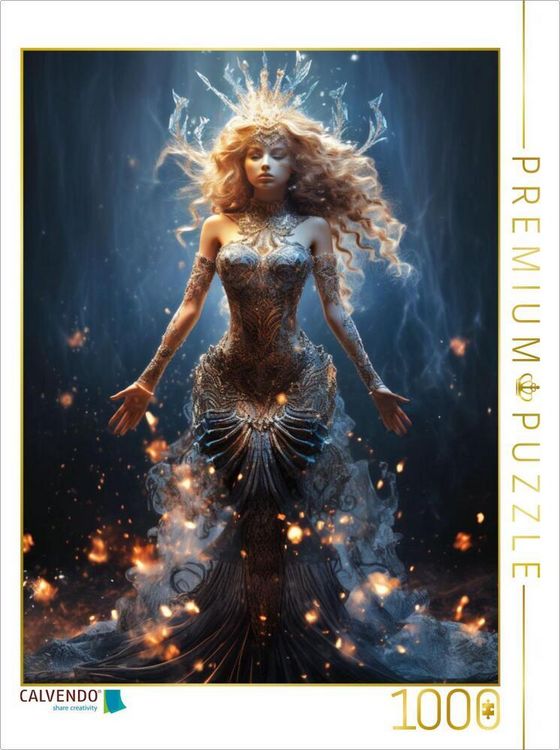 Produktbild: CALVENDO Puzzle Verwunschene Meerjungfrau | 1000 Teile Lege-Gr&ouml;&szlig;e 64x48cm Foto-Puzzle f&uuml;r gl&uuml;ckliche Stunden