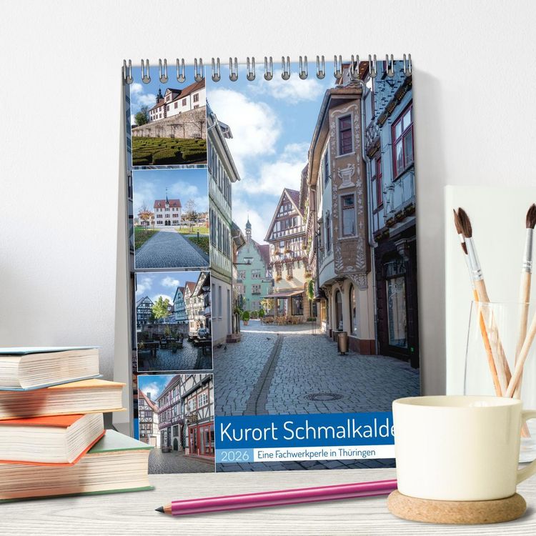 Produktbild: Kurort Schmalkalden (Tischkalender 2026 DIN A5 hoch), CALVENDO Monatskalender
