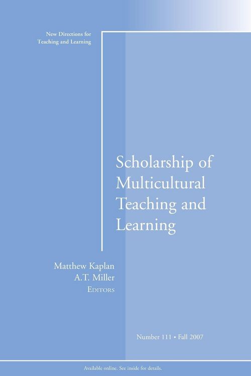 Produktbild: Scholarship Of Multicultural T