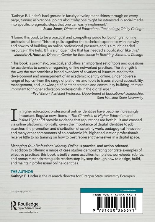 Produktbild: Managing Your Professional Identity Online