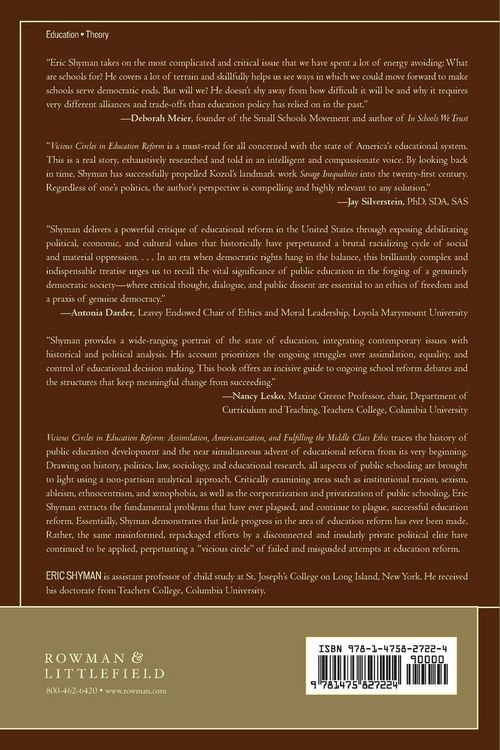 Produktbild: Vicious Circles in Education Reform