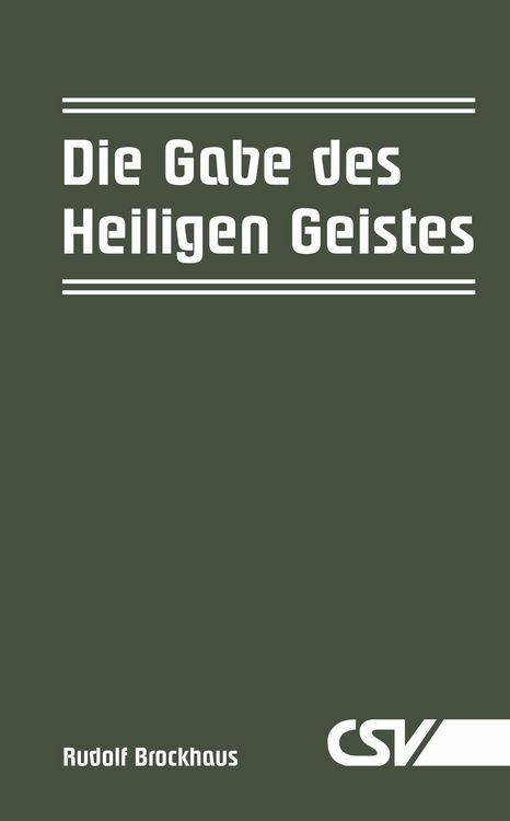 Produktbild: Die Gabe des Heiligen Geistes