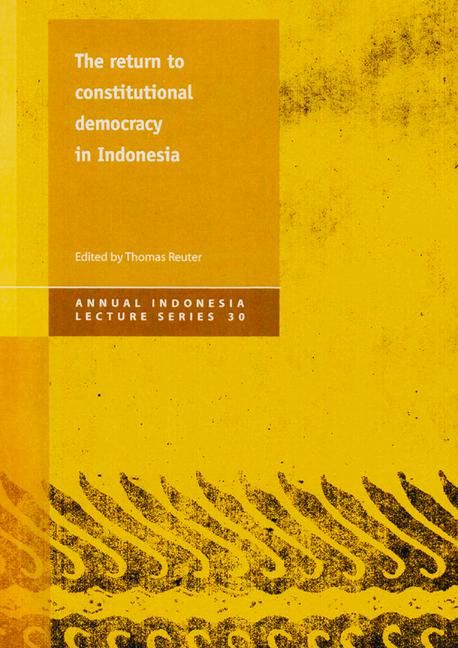 Produktbild: The Return to Constitutional Democracy in Indonesia