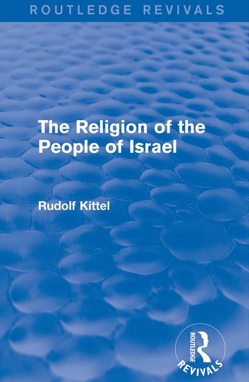 Produktbild: The Religion of the People of Israel