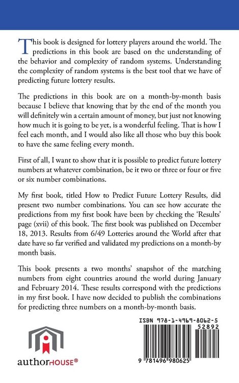 Produktbild: How to Predict Future Lottery Results Book 2