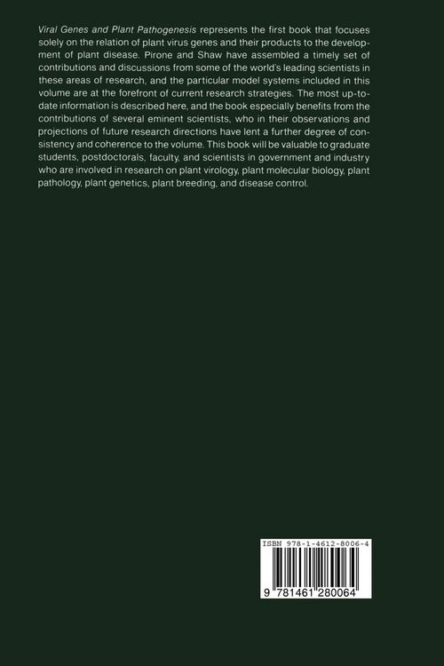 Produktbild: Viral Genes and Plant Pathogenesis