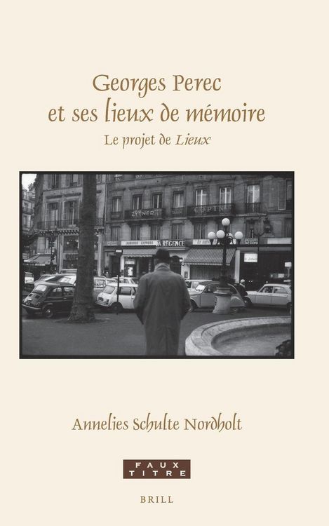 Produktbild: Georges Perec et ses lieux de m&eacute;moire