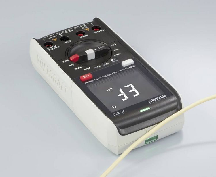 Produktbild: VOLTCRAFT VC272 Hand-Multimeter digital True RMS LoZ CAT III 600V Anzeige (Counts): 6000