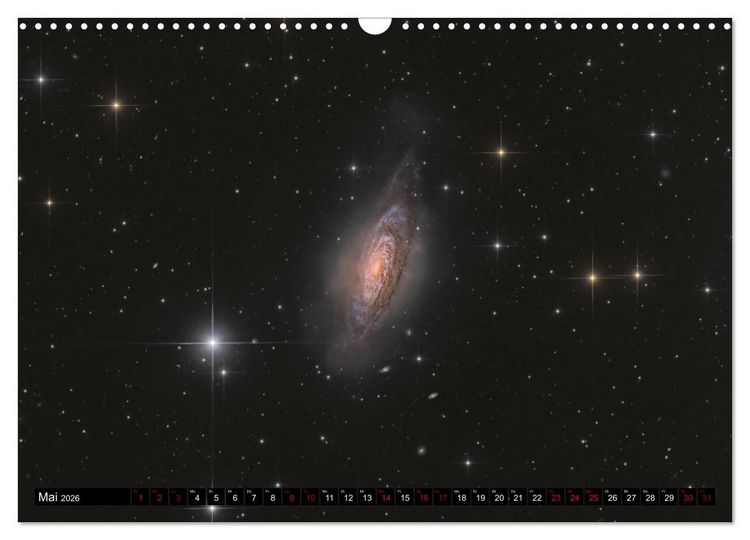 Produktbild: Galaxien im Universum (Wandkalender 2026 DIN A3 quer), CALVENDO Monatskalender