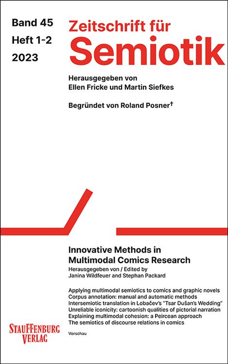 Produktbild: Zeitschrift f&uuml;r Semiotik / Innovative Methods in Multimodal Comics Research