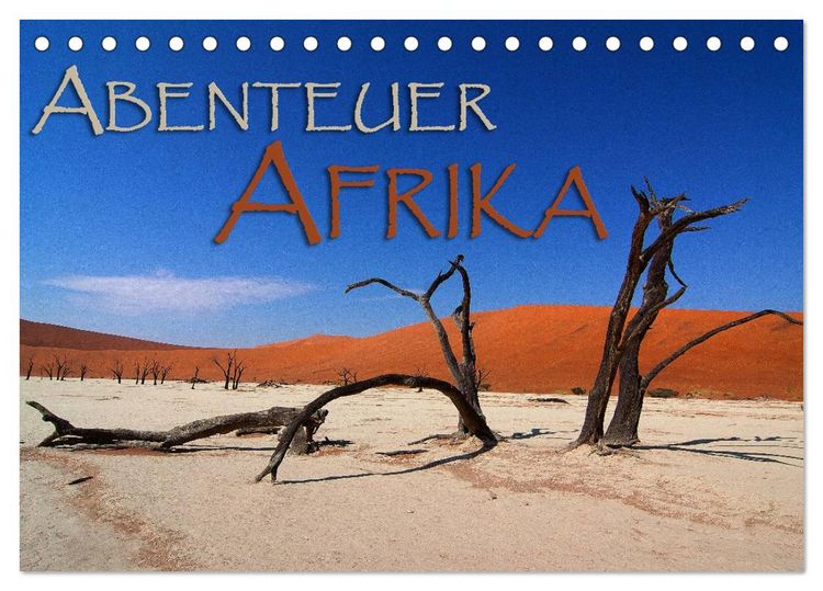 Produktbild: Abenteuer Afrika (Tischkalender 2026 DIN A5 quer), CALVENDO Monatskalender