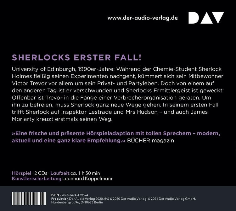 Produktbild: Sherlock & Watson – Neues aus der Baker Street: Die Wahrheit der Gloria Scott (Fall 10)