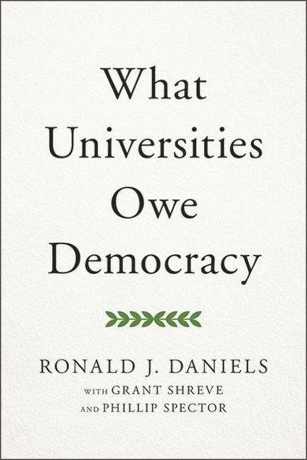 Produktbild: What Universities Owe Democracy