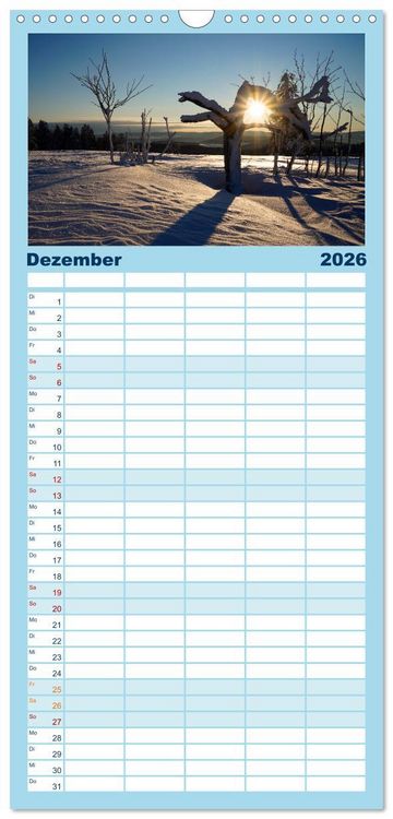 Produktbild: Familienplaner 2026 - Faszination Schwarzwald mit 5 Spalten (Wandkalender, 21 x 45 cm) CALVENDO