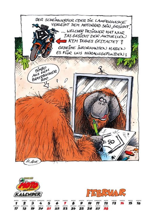 Produktbild: MOTOmania Kalender 2027: Monatskalender im Gro&szlig;format