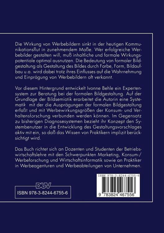 Produktbild: Expertensystem zur formalen Werbebildgestaltung