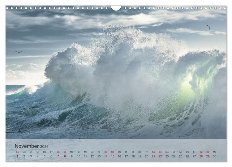 Produktbild: Rhapsodie in Blau (Wandkalender 2026 DIN A3 quer), CALVENDO Monatskalender