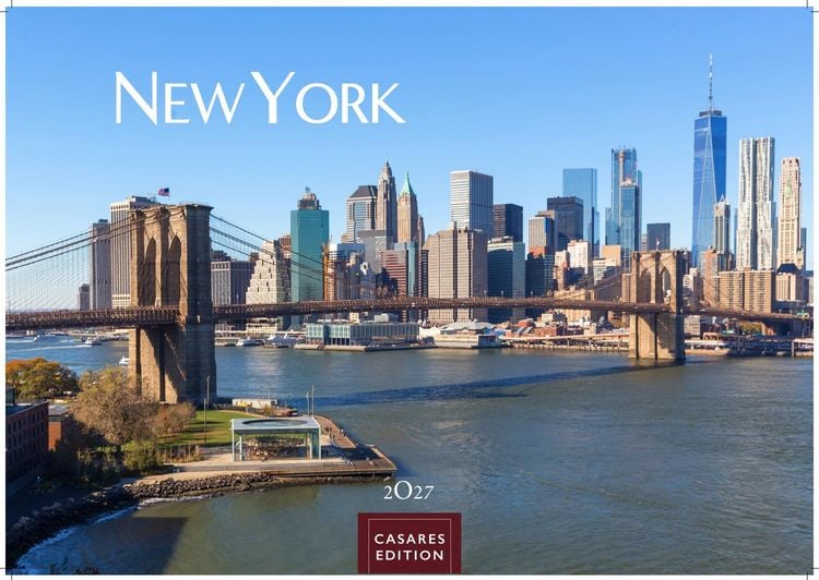 Produktbild: New York Kalender 2027 &ndash; Wandkalender | Fotokalender Nordamerika 24x35cm &ndash; Faszinierende Ansichten der Stadt, die niemals schl&auml;ft, als Geschenk oder Blickfang