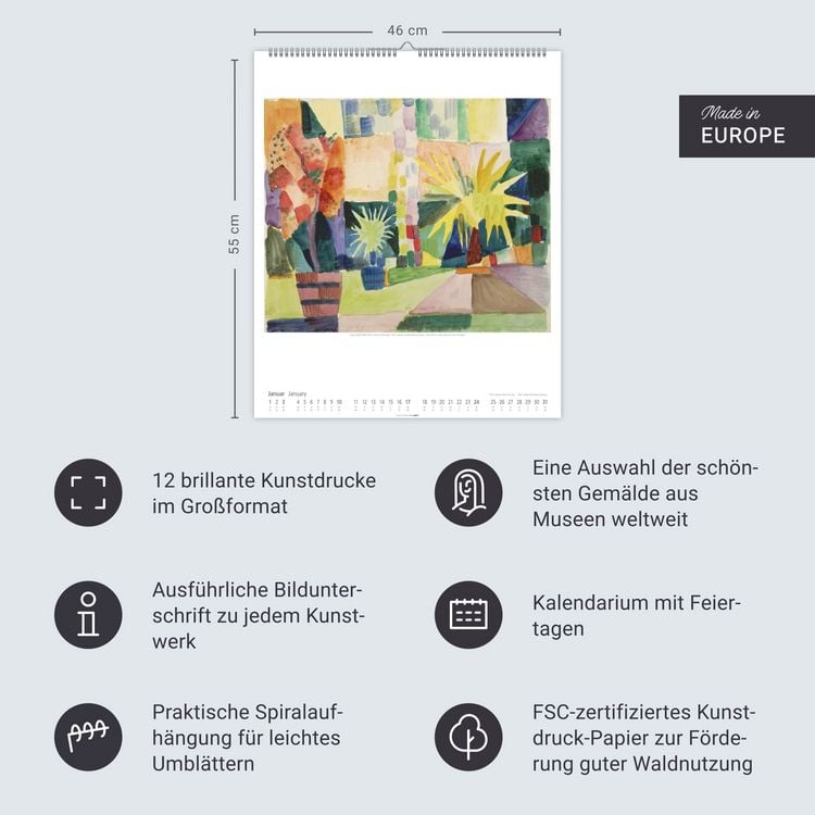Produktbild: Der Blaue Reiter Kalender 2027