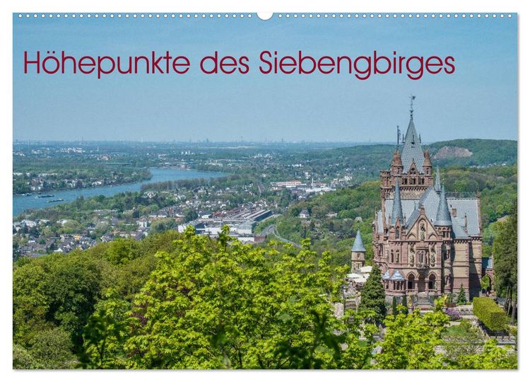 Produktbild: H&ouml;hepunkte des Siebengebirges (Wandkalender 2026 DIN A2 quer), CALVENDO Monatskalender