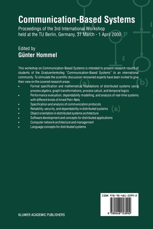 Produktbild: Communication-Based Systems