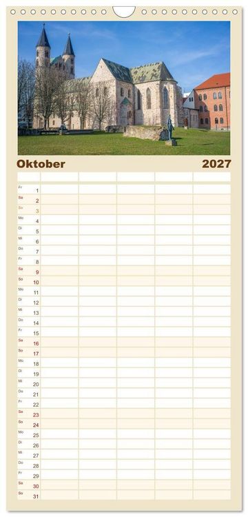 Produktbild: Familienplaner 2027 - Magdeburg an der Elbe - Der Planer mit 5 Spalten (Wandkalender, 21 x 45 cm) CALVENDO