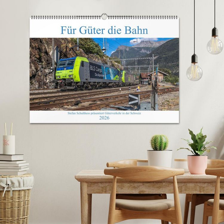 Produktbild: F&uuml;r G&uuml;ter die Bahn (Wandkalender 2026 DIN A2 quer), CALVENDO Monatskalender