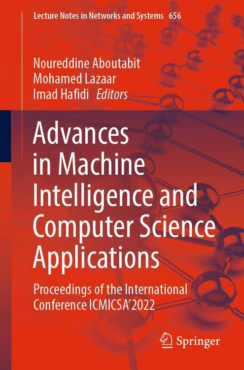 Produktbild: Advances in Machine Intelligence and Computer Science Applications