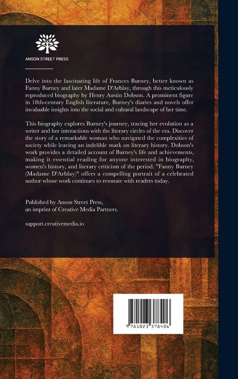 Produktbild: Fanny Burney (Madame D'Arblay)