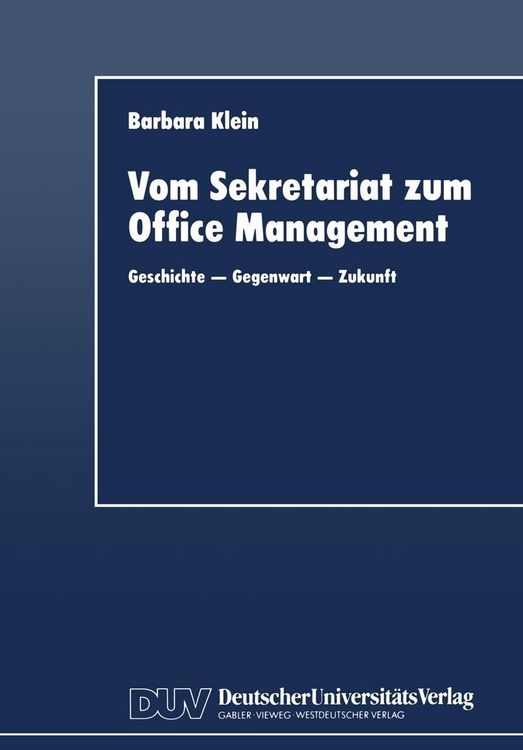 Produktbild: Vom Sekretariat zum Office Management