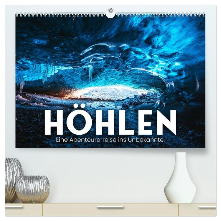 Produktbild: H&ouml;hlen - Eine Abenteuerreise ins Unbekannte. (hochwertiger Premium Wandkalender 2026 DIN A2 quer), Kunstdruck in Hochglanz