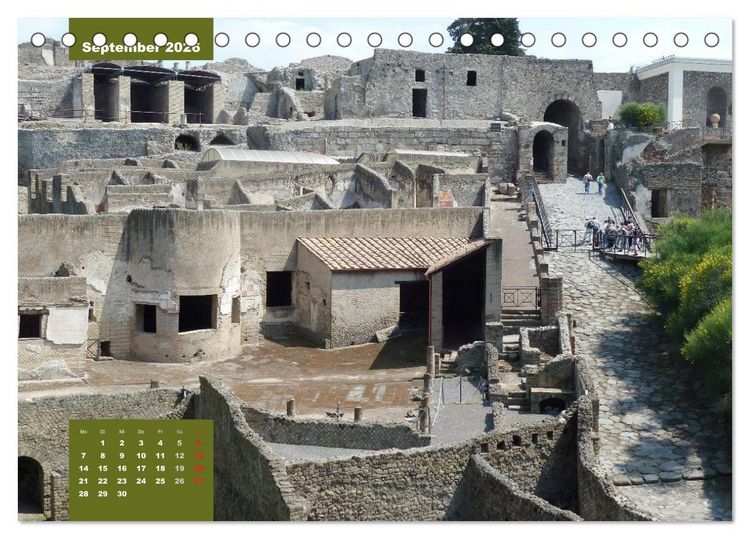 Produktbild: Pompeji-Kalender (Tischkalender 2026 DIN A5 quer), CALVENDO Monatskalender