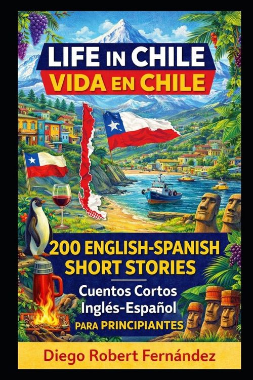 Produktbild: Life in Chile 200 English-Spanish Bilingual Short Stories for Beginners
