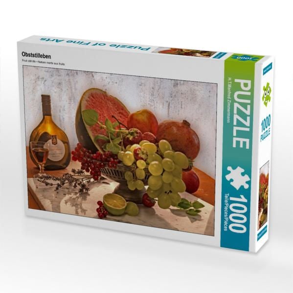 Produktbild: CALVENDO Puzzle Obststilleben | 1000 Teile Lege-Gr&ouml;&szlig;e 64x48cm Foto-Puzzle f&uuml;r gl&uuml;ckliche Stunden