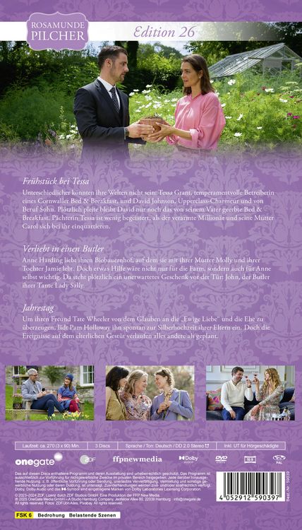 Produktbild: Rosamunde Pilcher Edition 26 [3 DVDs]
