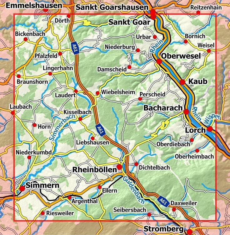 Produktbild: Rheinwandern 1 - Loreley - Simmern/H.