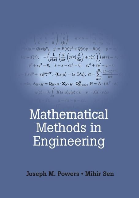 Produktbild: Mathematical Methods in Engineering