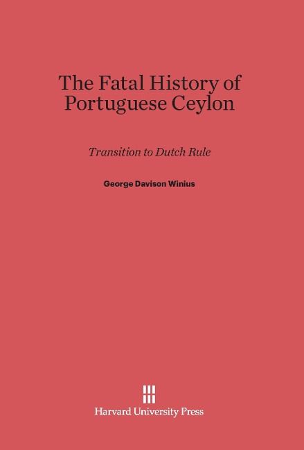 Produktbild: The Fatal History of Portuguese Ceylon
