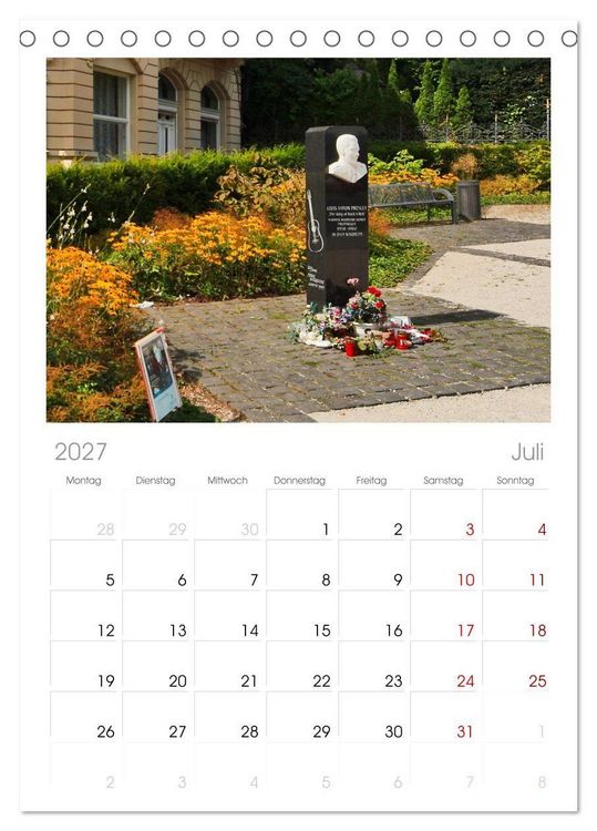 Produktbild: Tischplaner 2027 - Bad Nauheim Rock und Petticoats (A5 Tischkalender zum Aufstellen) CALVENDO