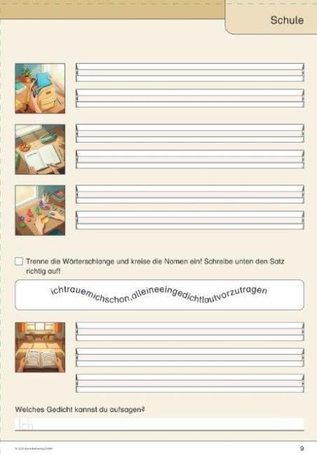 Produktbild: Ich kann S&auml;tze schreiben Teil 3 - Sch&uuml;lerarbeitsheft f&uuml;r die 2. und 3. Klasse - Ich kann schon alleine ...