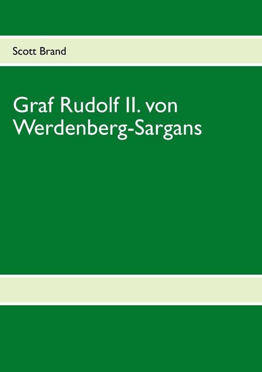 Produktbild: Graf Rudolf II. von Werdenberg-Sargans