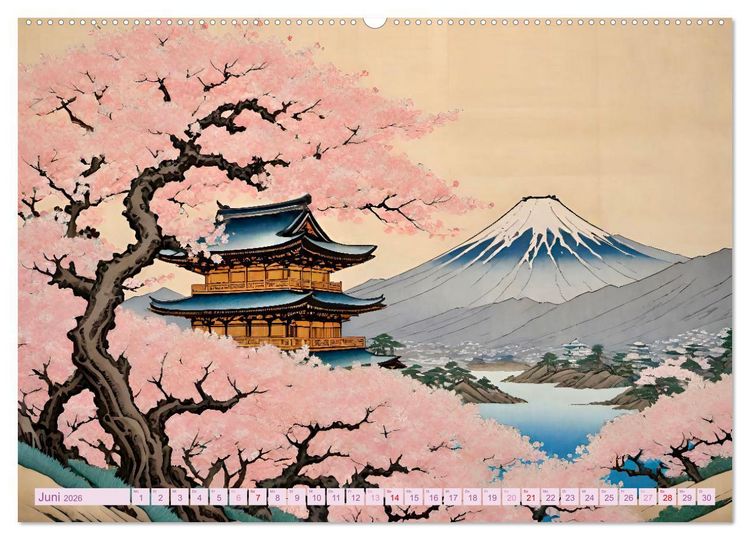 Produktbild: Hanami in Japan (Wandkalender 2026 DIN A2 quer), CALVENDO Monatskalender