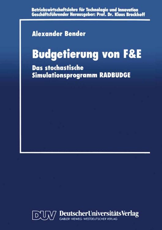 Produktbild: Budgetierung von F&E